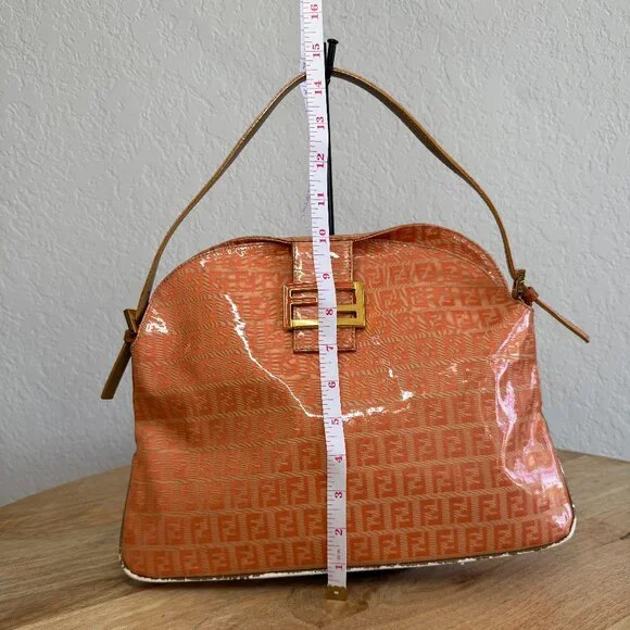 Fendi Orange Mama Baguette Handbag - Picture 7 of 8